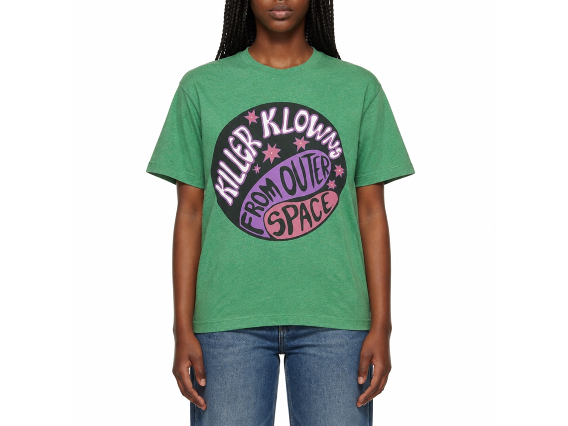 Rockinstone Killer Klowns Circle Heather Kelly Adult T-shirt Size:xl