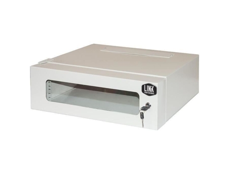 Armário Rack Accessori 19 3U Profundidade 360 Mm Cor Cinza com Porta de Vidro Axpxl 16 X 36 X 54 Cm LINK