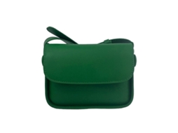 Bolsa De Ombro Feminina Retrô De Couro Sintético, Bolsa Transversal, Bolsa De Compras Casual, Verde