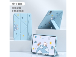 Capa Protetora Para Tablet Com Padrão Pintado (urso Astronauta) - Lenovo 11/2025 (11 Polegadas)