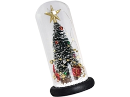 Luminária Noturna De Natal Toyandona Em Vidro Led Compacta E Festiva