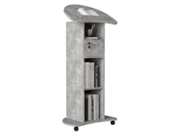 Mesa De Madeira Em Pé Speaker Desk Rolls Redola Vcm