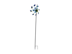 Moinho de Vento de Ferro Forjado Solar com Led | CHABERLU