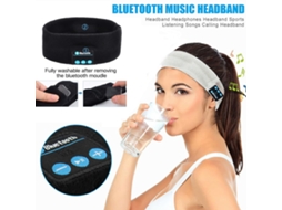 Fones de Ouvido Bluetooth para Dormir, com Máscara para os Olhos, Faixa de Cabeça, Música Integrada AQUAFORGE