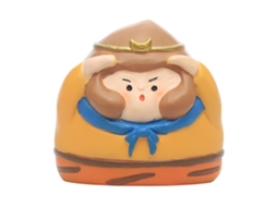 Rebe-figura De Personagem Chinês Cute Ornament Para Painel De Carro E Escritório 6x5x6cm