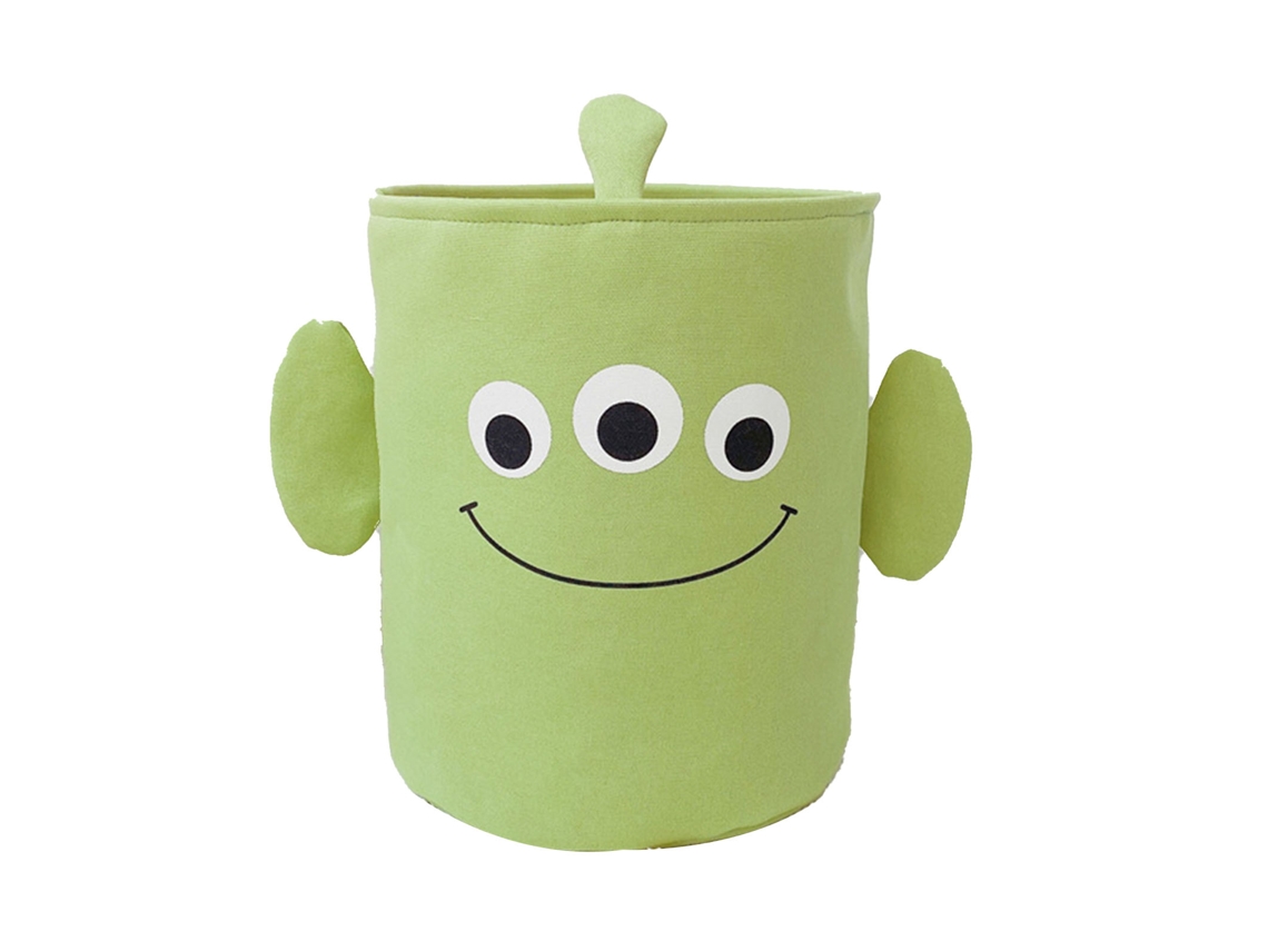 Cesta de Armazenamento de Lona Colapsável à Prova D'água com Desenho Animado para Brinquedos 35x40cm S/MARCA
