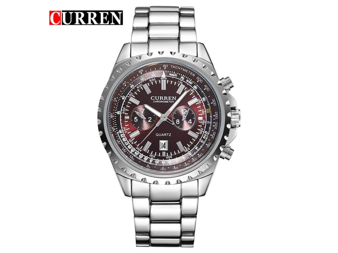 Relógio Masculino Casual em Aço Inoxidável, com Movimento de Quartzo e Pulseira de Aço. MDUG