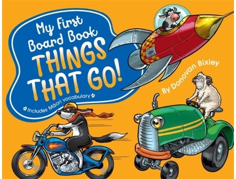 Livro my first board book: things that go! de donovan bixley (inglês)
