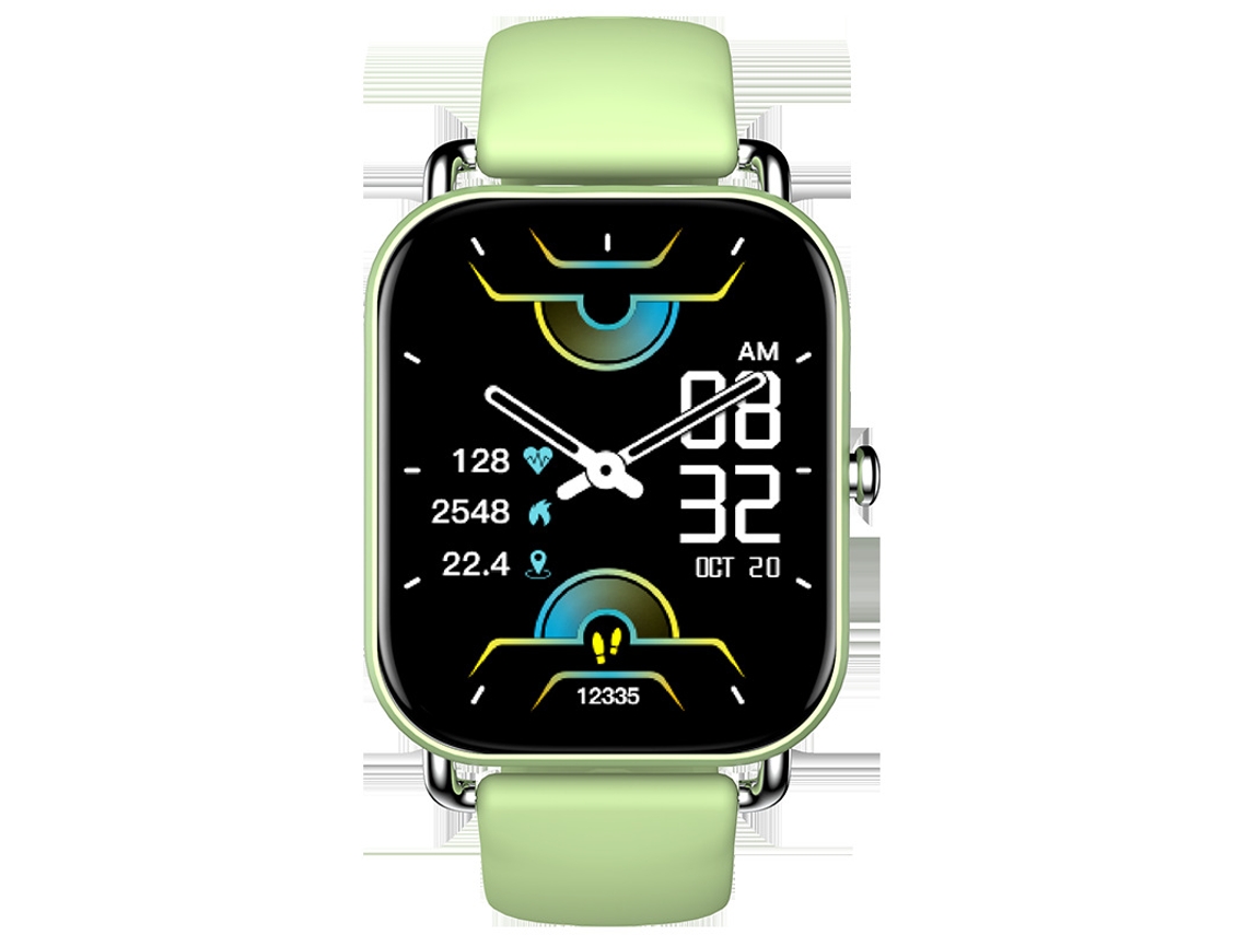 Relógio Inteligente F13 Amarelo Verde GODTVAGT