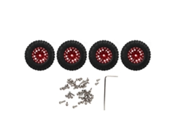 Peças De Pneus E Rodas De Liga De Alumínio Rc Para Carro Axial Scx24 1/24vayotoy