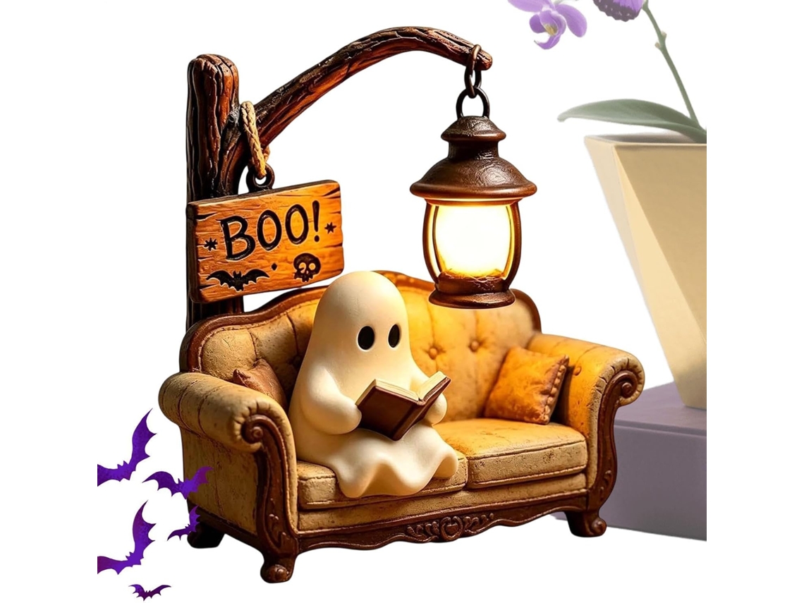Luminária De Leitura Em Forma Fantasma Para O Halloween
