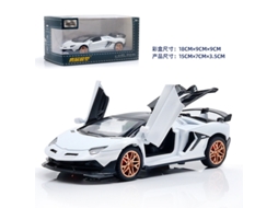 Miniatura de Carro Esportivo em Metal Fundido, Brinquedo Infantil MDUG