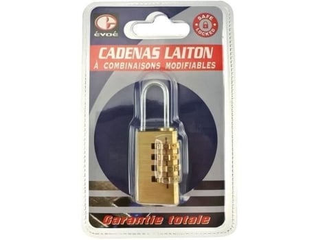 Cadeado De Latão Com Números Evoe