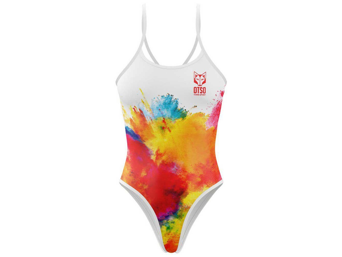 Fato de banho para Mulher OTSO Roupa De Banho Multicor para Natação (XS)
