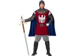Fato de Cavaleiro Águia Vermelha com capa para homem