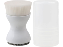 Escova De Silicone Macia De Dupla Face Para Esfoliação Facial De 7,1 Cm