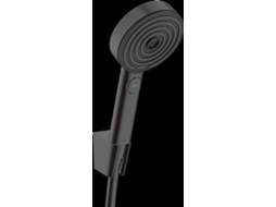 Conjunto De Suporte De Duche Hansgrohe Pulsify Select S 105 3jet Relaxation Ecosmart, Com Mangueira De Duche De 160cm, 24305670, Cor Preto Mate