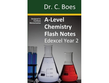 Livro A-level Chemistry Flash Notes Edexcel Year 2 De Dr C Boes (inglês)