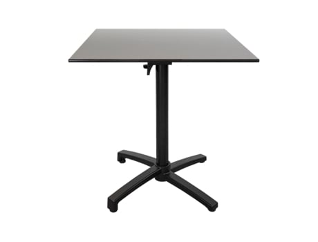 RESTOOTAB Mesa Dobrável para Exterior 70X70 Metal Cinzento