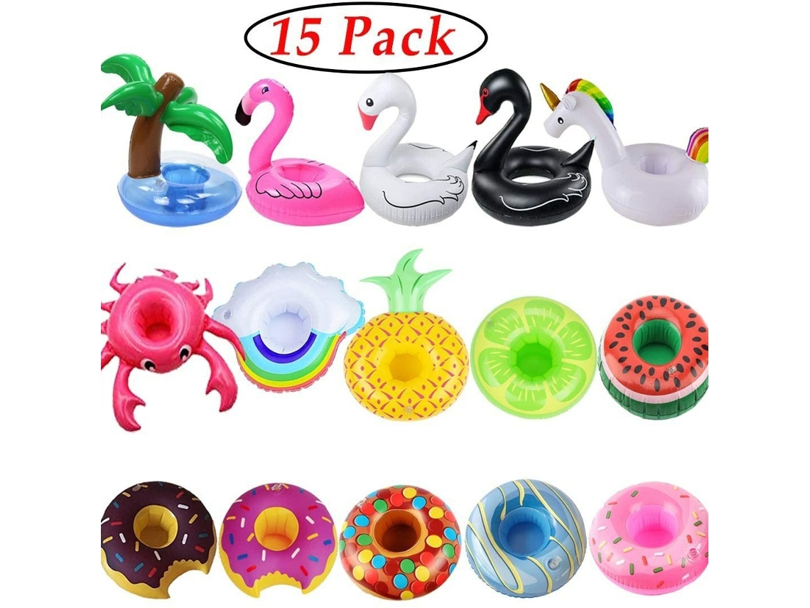 Conjunto De 15 Embalagens Infláveis ​​para Bebidas Que Flutuam.