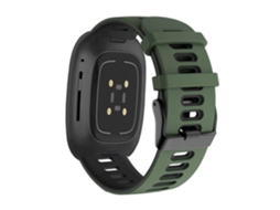 Bracelete Pioneer para Fitbit by Google Sense Verde Escuro e Preto