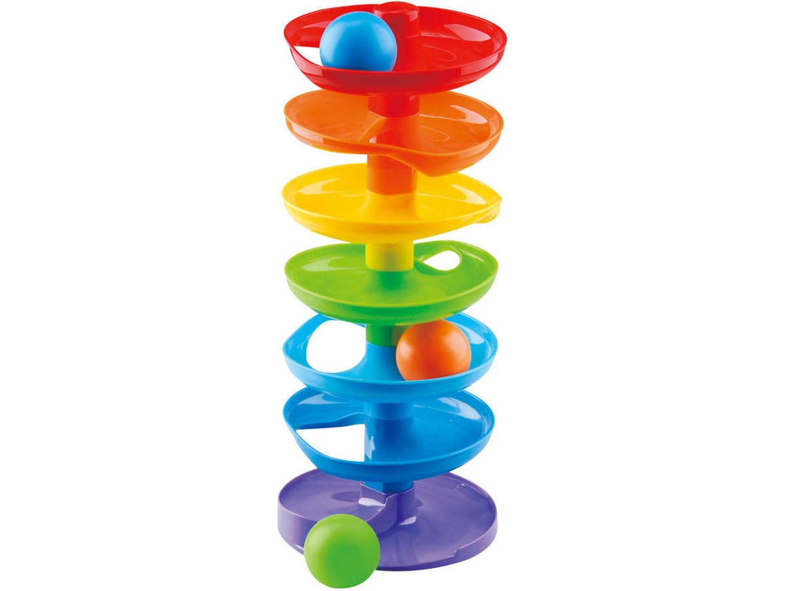 Jogo Didáticos PLAYGO Torre em espiral de bolas com 7 andares (15x15,5x37 cm - 12 meses)