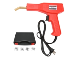 Máquina de solda para reparo de para-choques de 50 W com 4 tipos de pregos e luz LED, soldador de plástico.