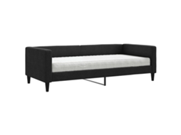 Sofá cama com Colchão 90x190 Cm Tecido Preto MAISON EXCLUSIVE
