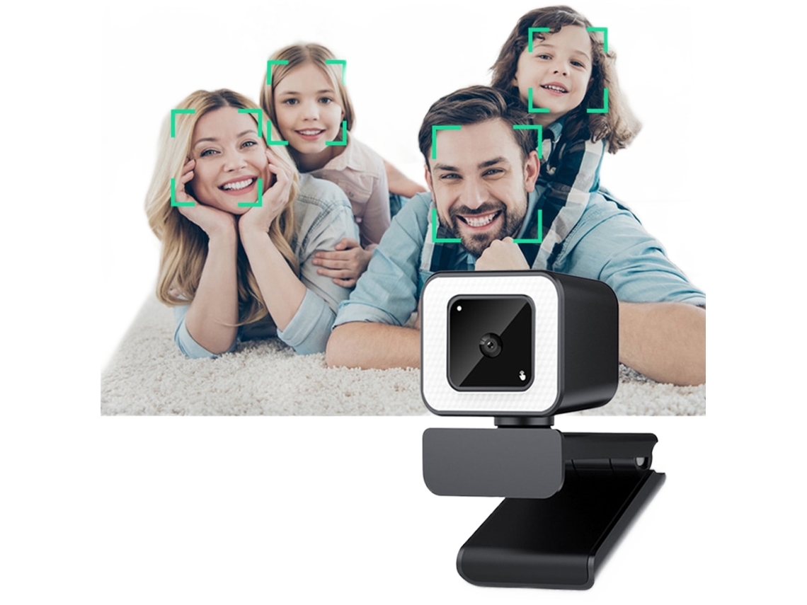 Mini Webcam Webcam Com Microfone E Foco Automático Brilvibera