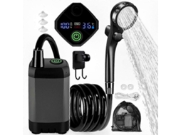 Chuveiro De Acampamento Portátil Recarregável Com Bateria De 6000mah Para Viagens Ao Ar Livre E Uso Na Praia. PENGDSJE