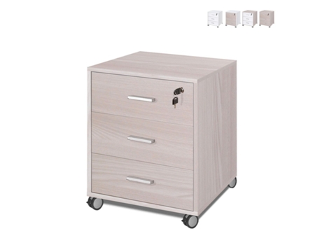 Móveis 3 gavetas chave rodas mesa de escritório design moderno Cour
