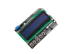 Módulo de Teclado com Tela Lcd 1602 Luz de Fundo Azul para Robô R3