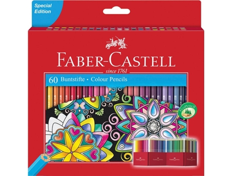 FABER-CASTELL Lápis de Cor Special Edition, Corpo Hexagonal, Minas de Várias Cores
