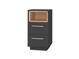 Mesa de Cabeceira Beatrice 36x68cm Antracite VICCO 36372