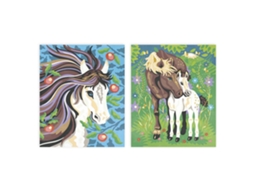 Pintura Por Numerosos Cavalos Aquarelas Coloridojanod