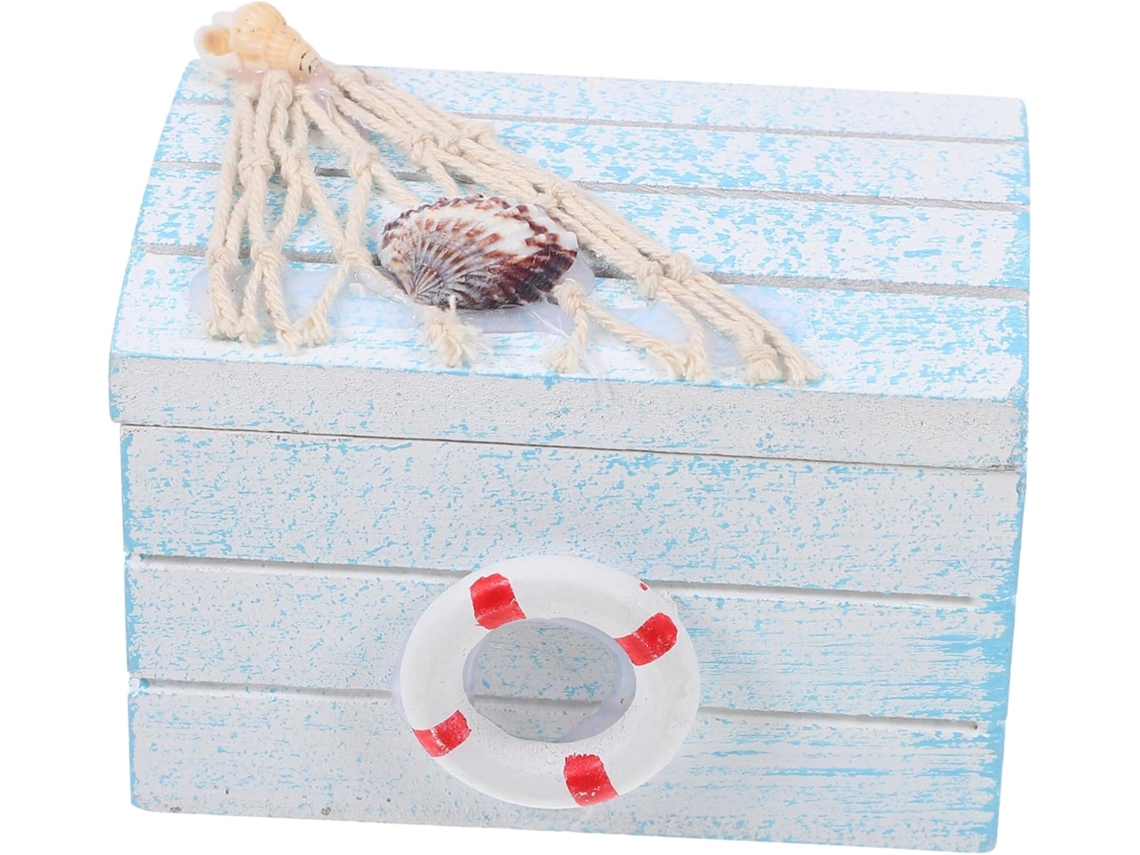 Caixa De Joias Em Estilo Mediterrâneo, Organizador Retrô Para Brincos E Anéis, Caixa Decorativa Para Guardar Joias Em Gokoco