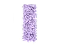 Panos de esfregão planos reutilizáveis Baok para limpeza de pisos secos ou molhados (roxo)