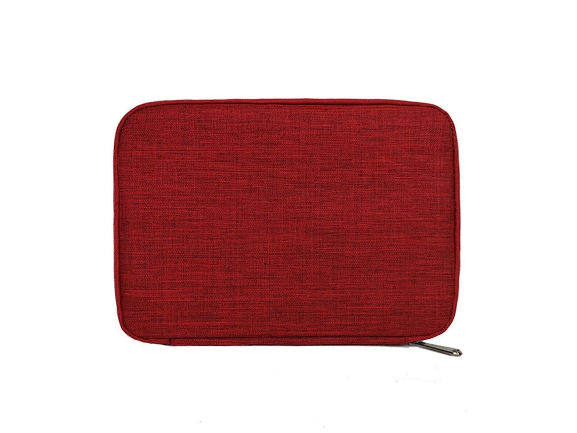 Bolsa Organizadora Para Pulseira De Relógio, Bolsa De Viagem Para Transportar 10 Pulseiras E 2 Relógios, Vermelha Olysi Shop