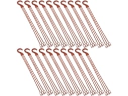 Kit de 50 Ganchos de Plástico para Cestos de Flores,s Às Intempéries e com Proteção Contra Ferrugem, Ideais para CHABERLU