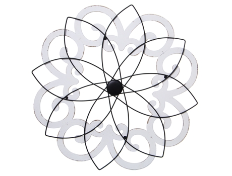 Apliques DRW Metal e Madeira DM (60x3x60cm)