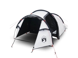 Camping Tent, Camping Tents Vidaxl Branco Poliéster (2 Pessoas)