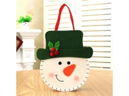 Sacola De Natal Com Papai Noel, Boneco De Neve E Alce, Sacola De Doces, Sacola De Presente De Natal Hengjian