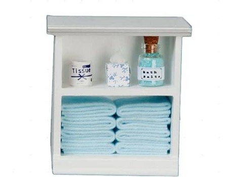 Mobiliário de Brincar  Blue Bathroom Accessories (Idade Mínima: 4 Anos - 4.6x4.4x1.2 cm)