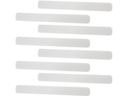 Conjunto De 8 Corrediças Para Gavetas 25cm 10 Polegadas Móveis E Armários, Em Plástico Branco Com Rolamento De Esferas