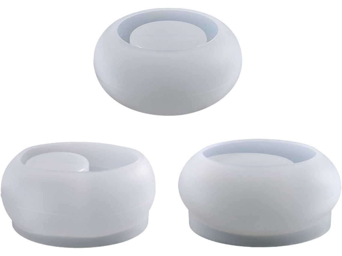 Conjunto De Castiçal Redondo E Plano Redondo, Para Decoração