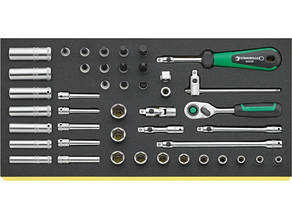 Bandeja Tcs com conjunto de ferramentas de unidade Tcs 40/35/9 Qr STAHLWILLE