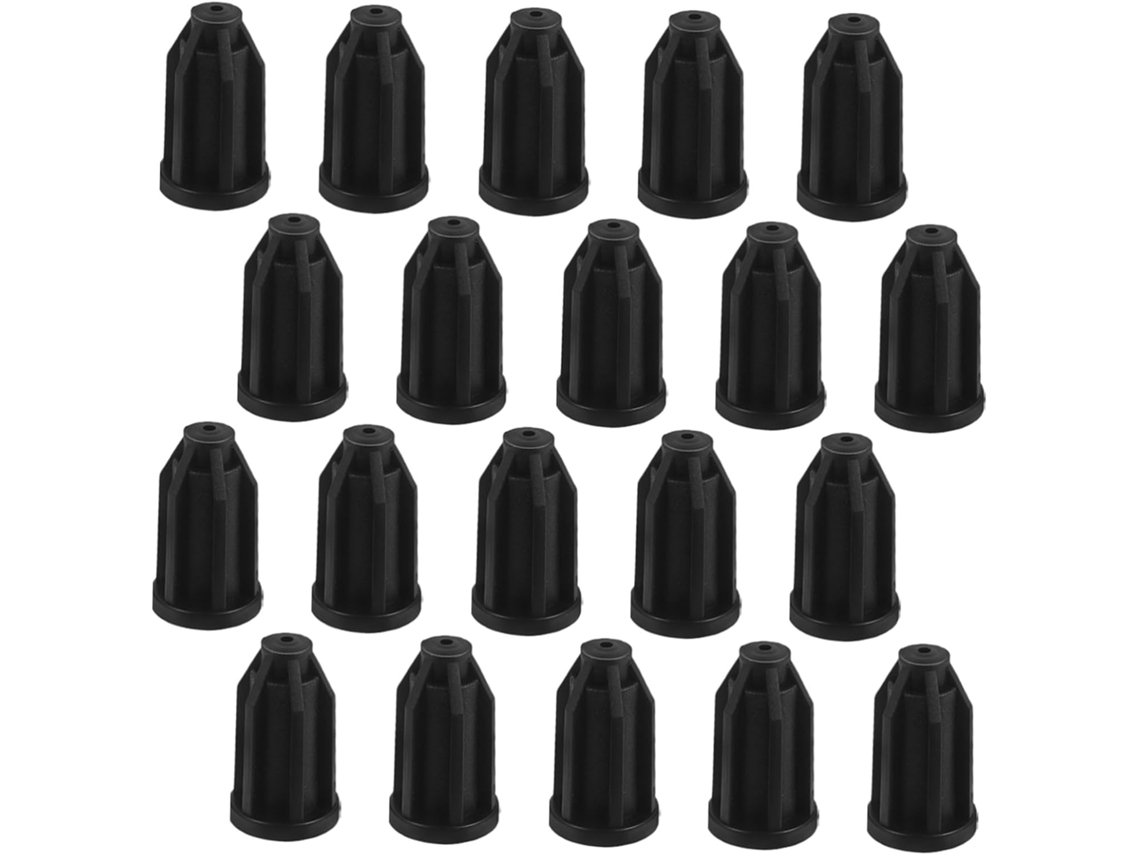 Niveladores de pés ajustáveis e duráveis para estabilidade e proteção, conjunto de 10 peças para cadeiras e mesas.