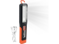 Lanterna Magnética Usb Recarregável, À Prova D'água E Portátil.