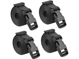 Conjunto De 4 Cintas Elásticas Bagagem Toddmomy, Em Nylon, 2, 5cm X 2m, Racks De Teto