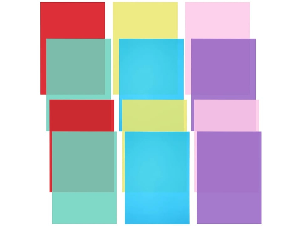 Película De Pvc De Color (6 Colores)